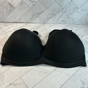 NWT Cacique Lane Bryant Womens Bra Black Lined Structured UNDERWIRE 38H